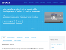 Tablet Screenshot of infomar.ie